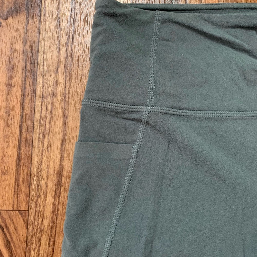 Athleta Salutation Modblock Leggings Gray And Pink - image 8